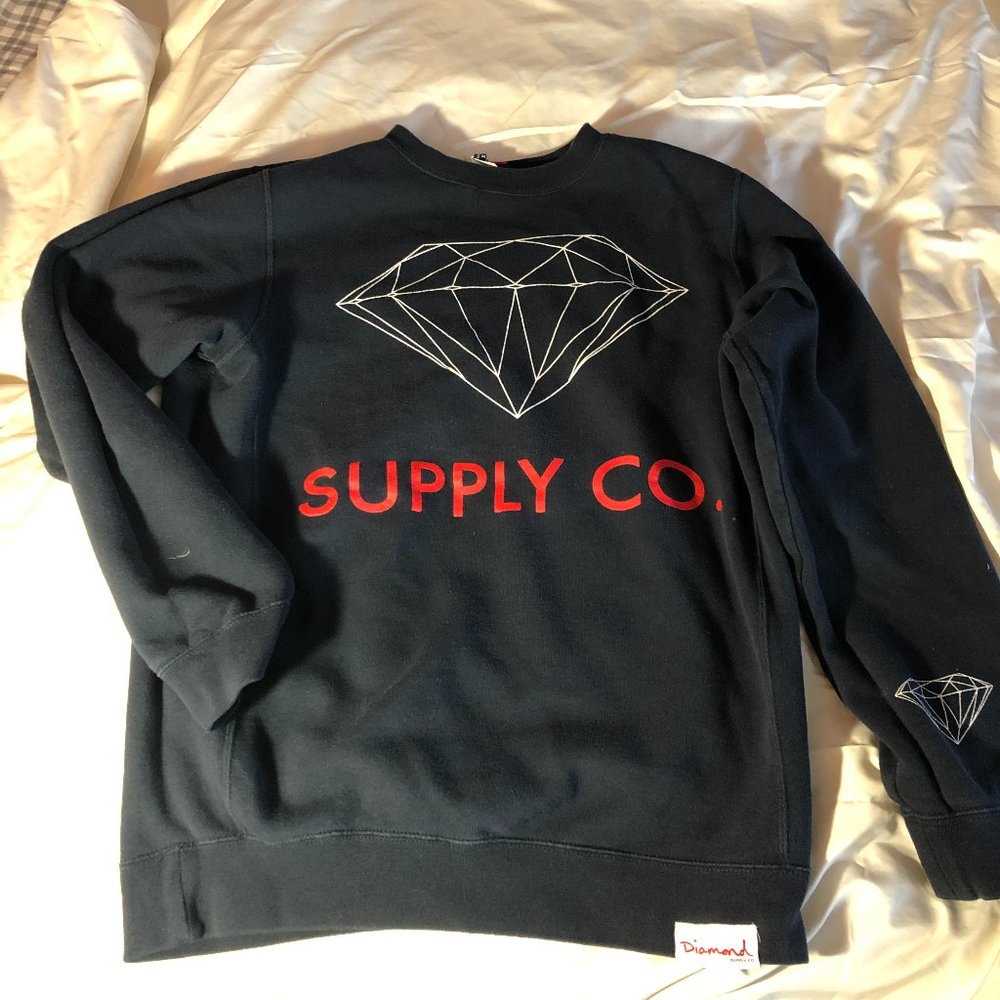 Diamond Supply Co Navy Crewneck